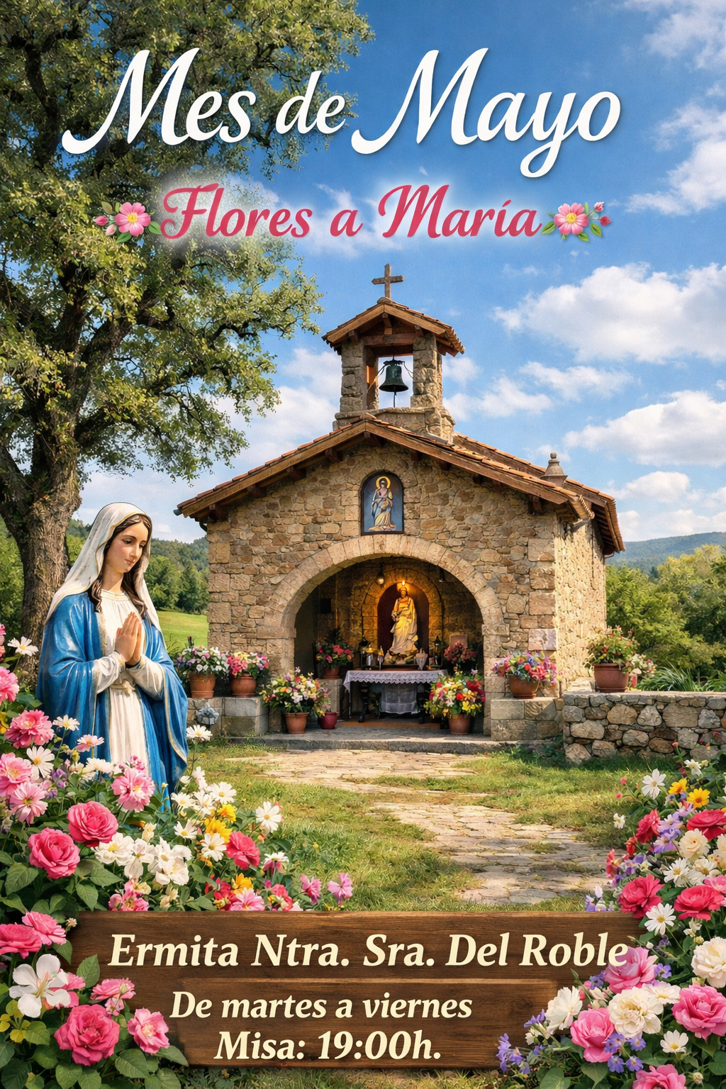 Mes de las flores a Maria